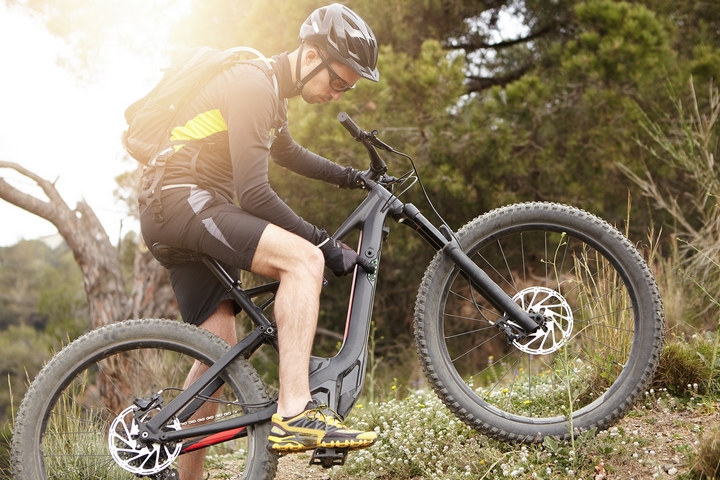 Mountain bicycles are the types of bicycles that allow cyclists to navigate through rocky mountains.